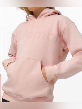 Lululemon All Yours Hoodie *Graphic in Feather Pink